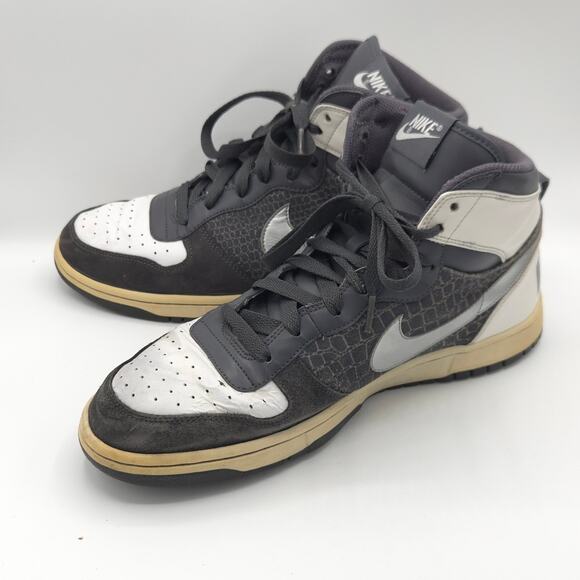 Nike Big Nike High men\'s 336608-002 Black White Grey 2009 size 11